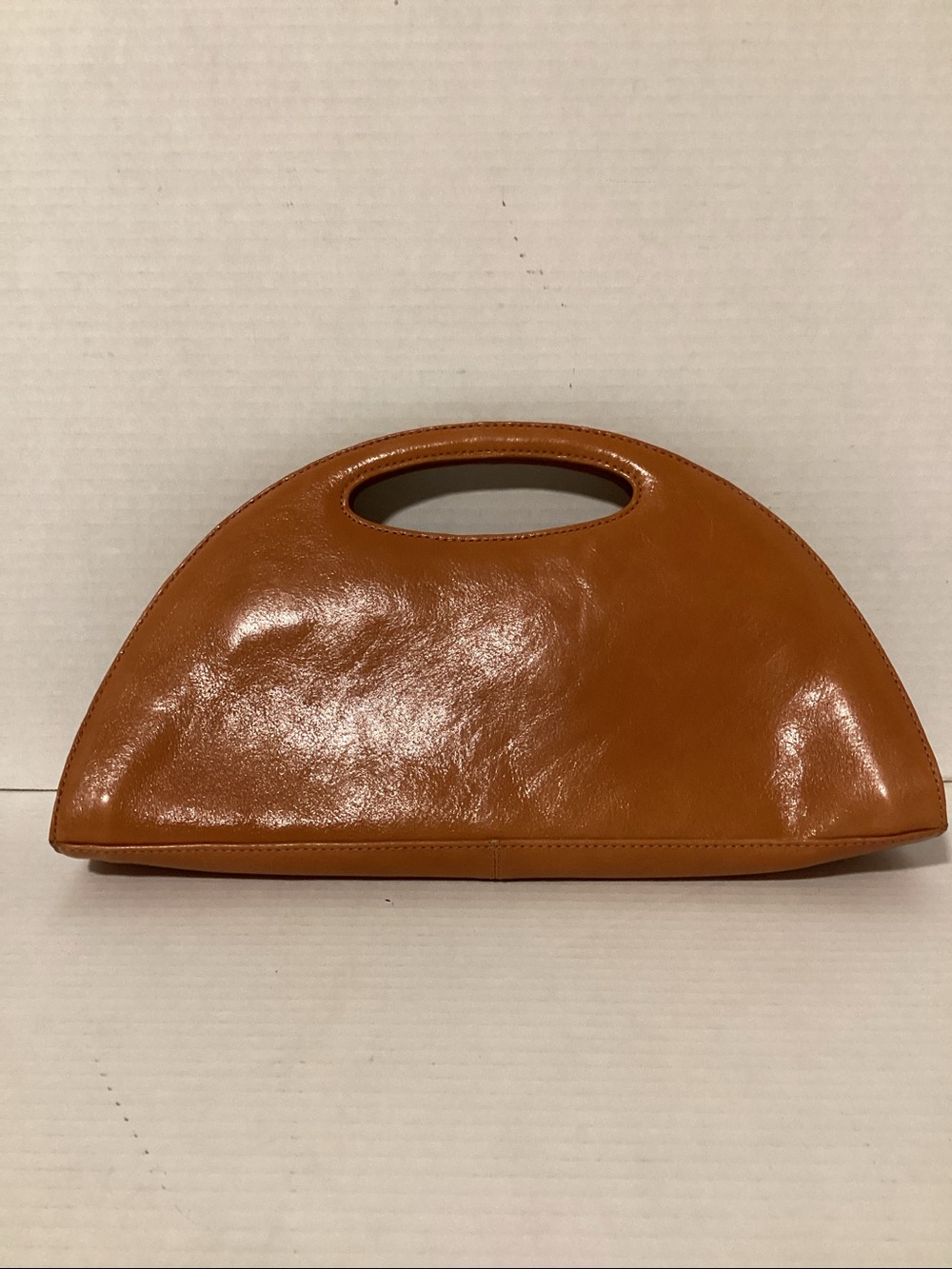 HOBO crescent leather clutch